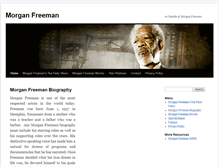 Tablet Screenshot of morganfreeman.net
